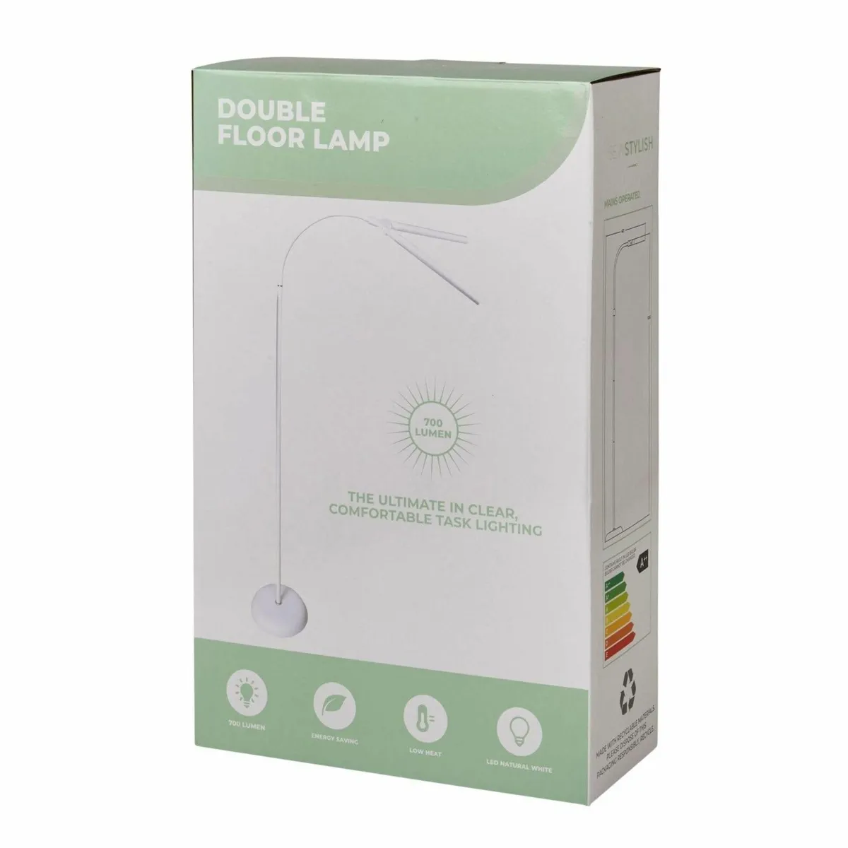 Free-Standing LED Floor Lamp with Flexible Necks - Image 2