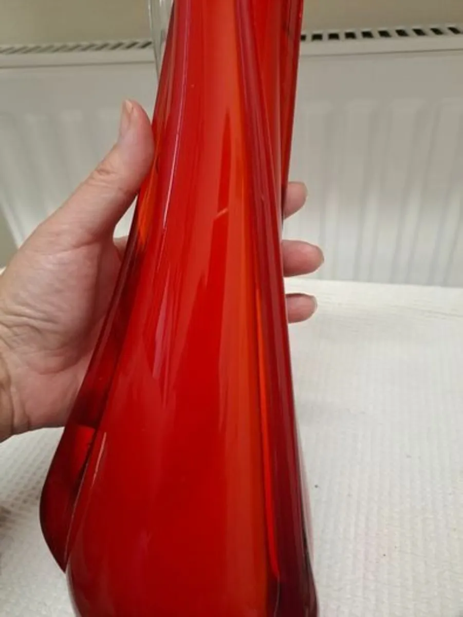 Murano glass Sommerso beak vase or jug - Image 4