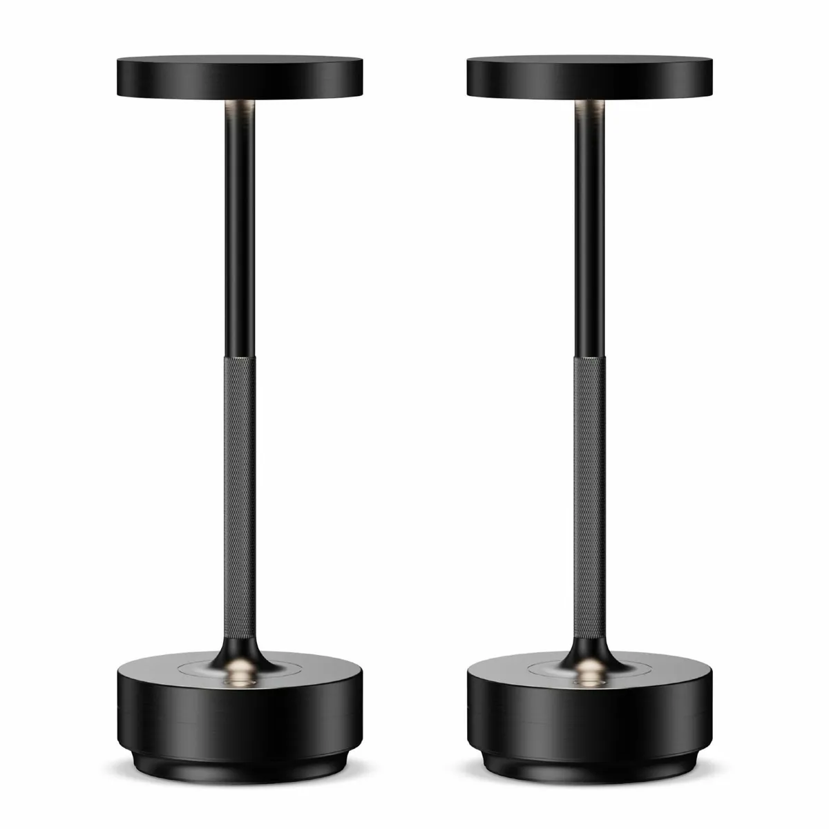 2Pack Cordless Table Lamp Rechargeable LED - Image 1