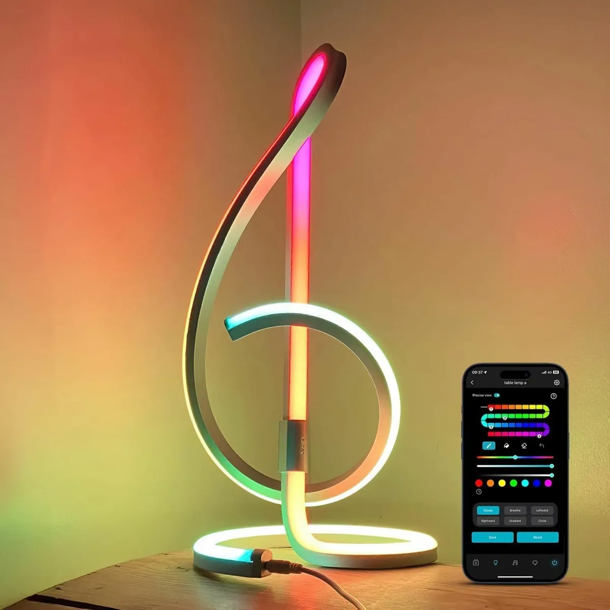 TB2 AI Table Lamp Smart LED with Music Sync - Image 1
