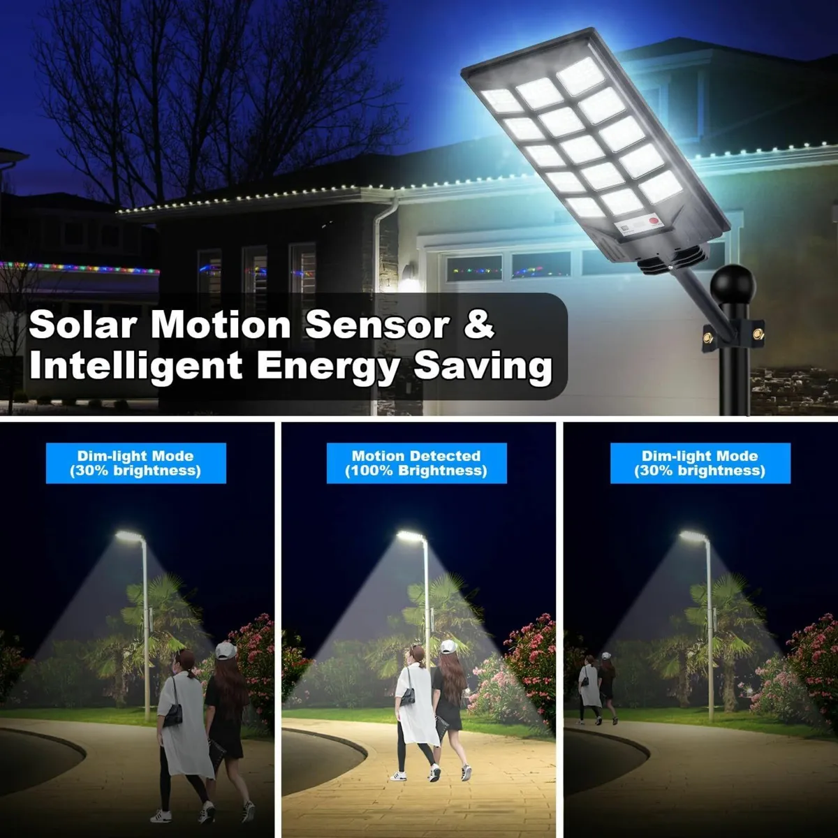 Solar Street Lights Outdoor Waterproof 8500K - Image 4