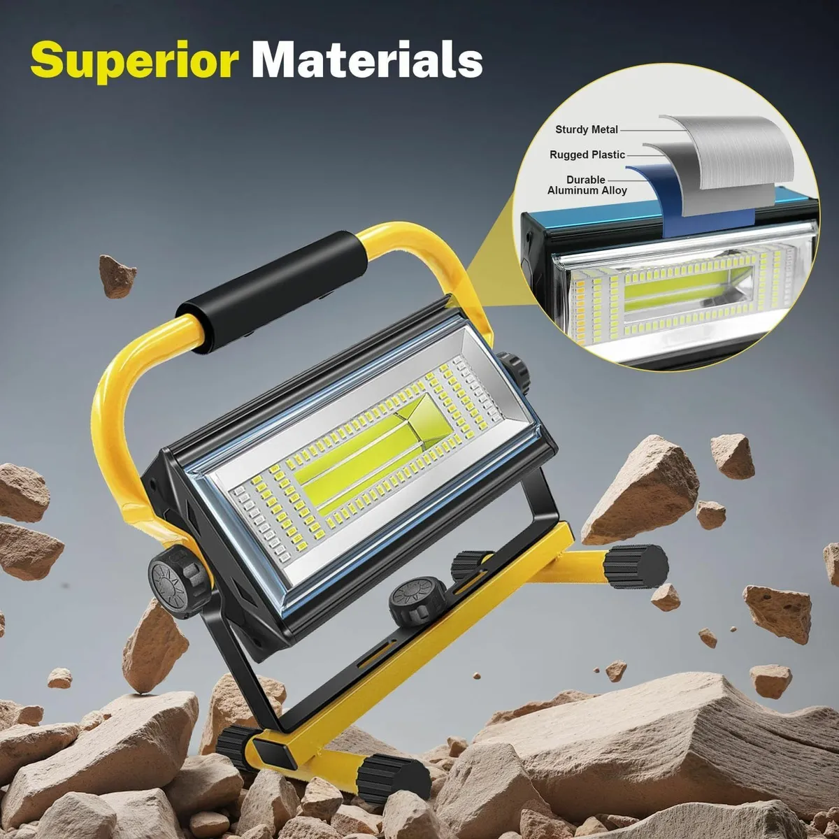 COB Rechargeable Work Light 100W Recharegable - Image 2