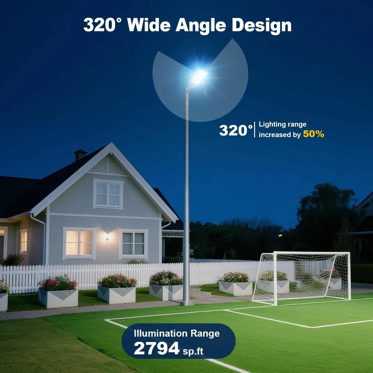 6000W Solar Street Light Outdoor 8500K Commercial - Image 2