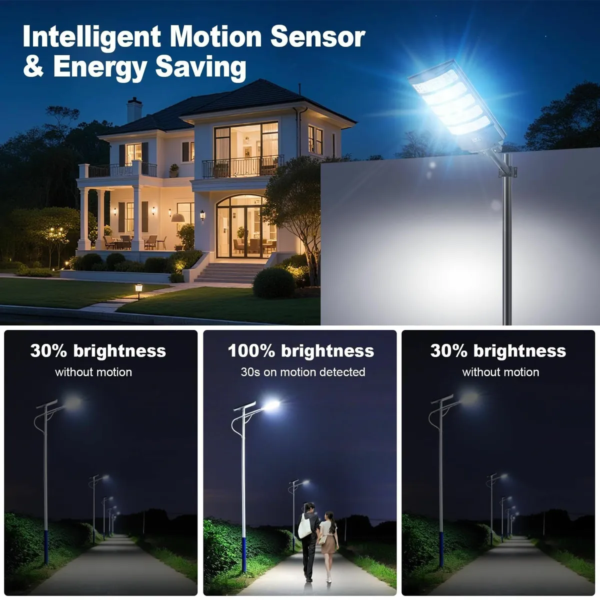 6000W Solar Street Light Outdoor 8500K Commercial - Image 3