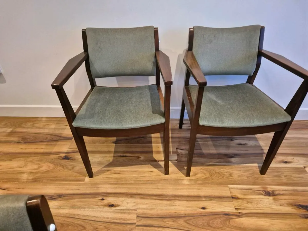 Mahogany dining room chairs - Image 1