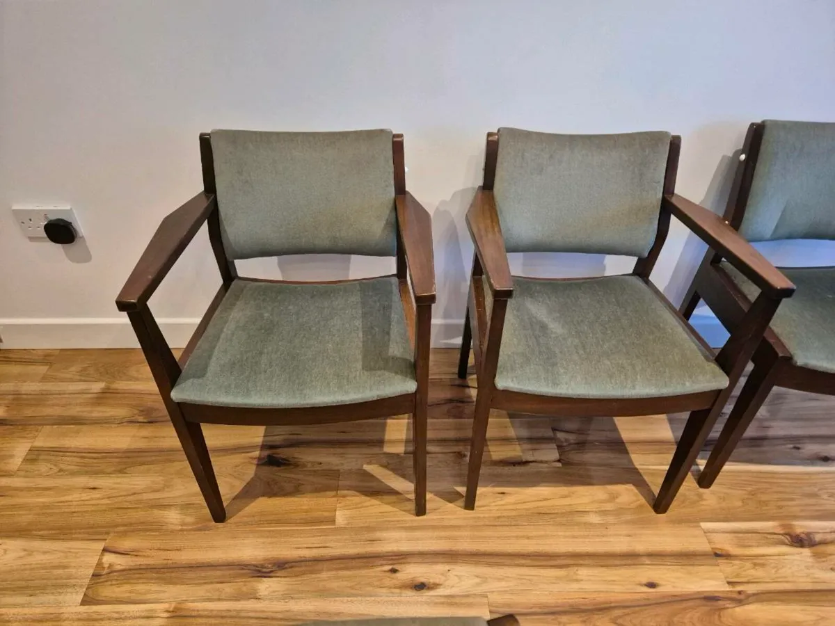 Mahogany dining room chairs - Image 2