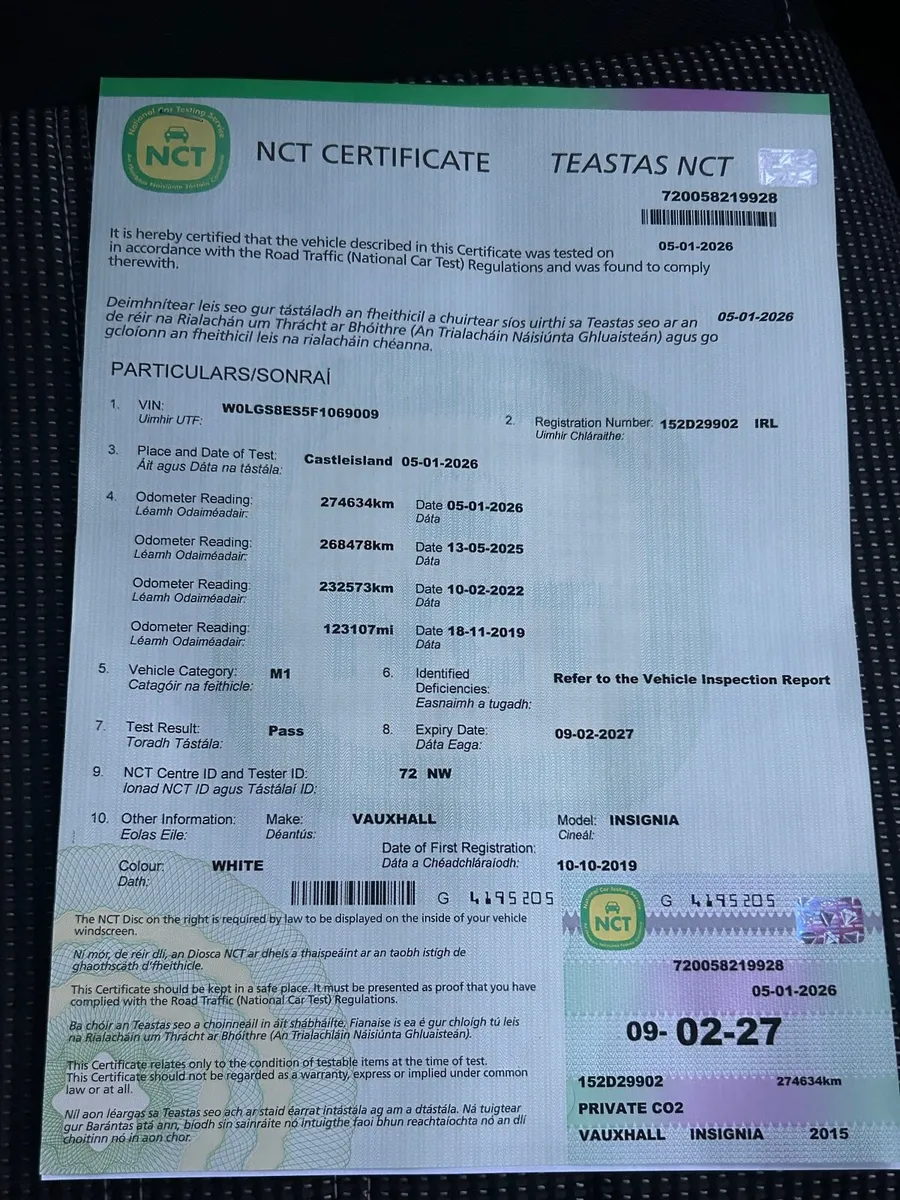 2015 Opel Insignia.. Top Spec & NEW NCT - Image 2