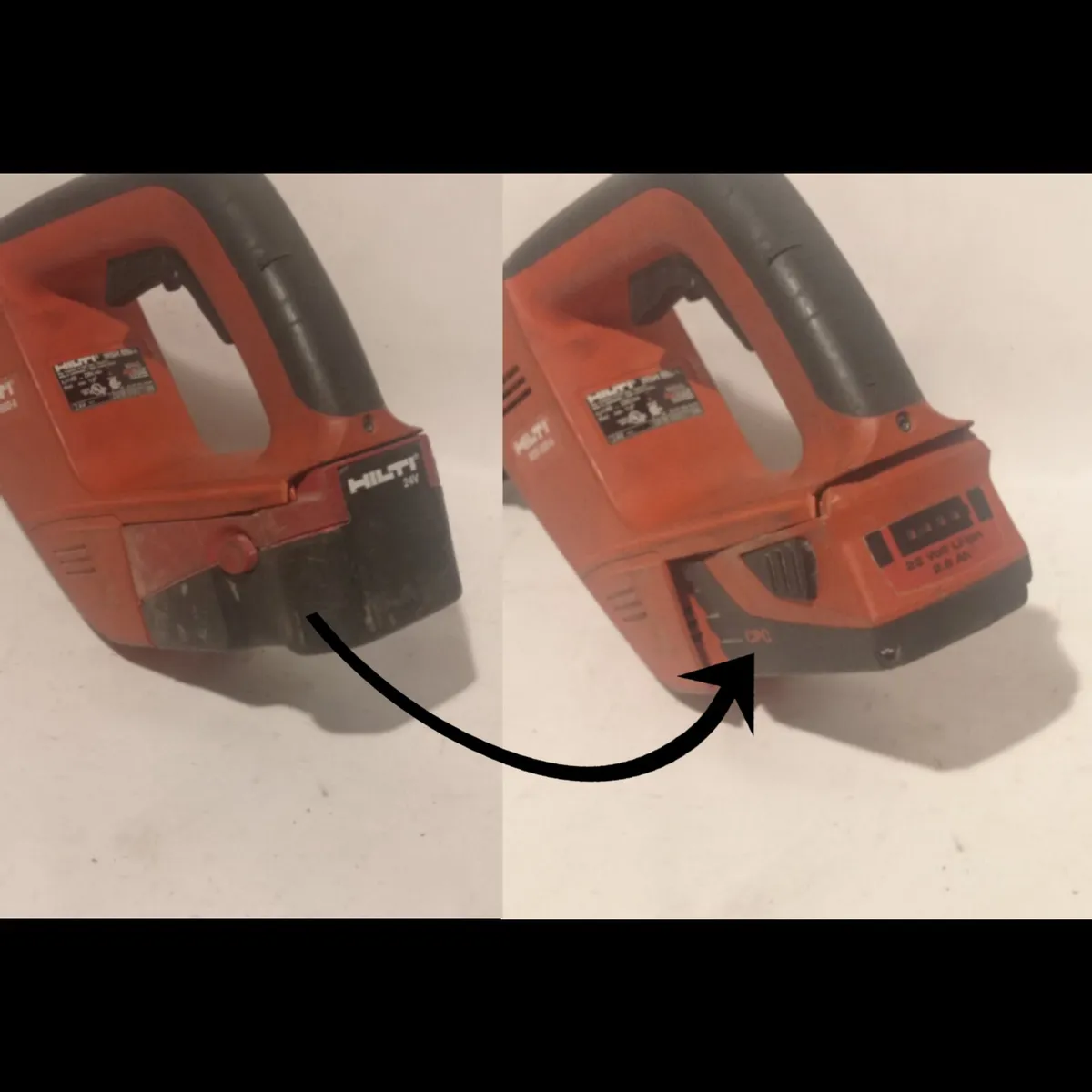 Hilti 24v to 22v Conversion