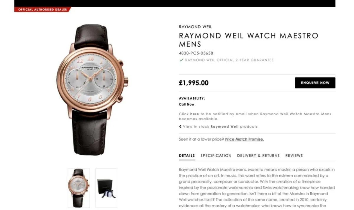 Raymond Weil Maestro - Image 2