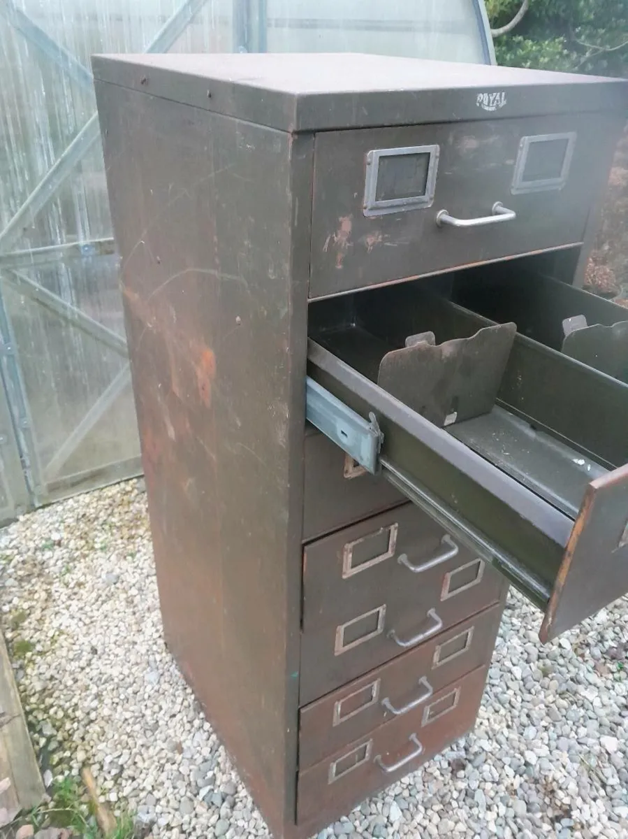 Vintage filing Cabinet - Image 2