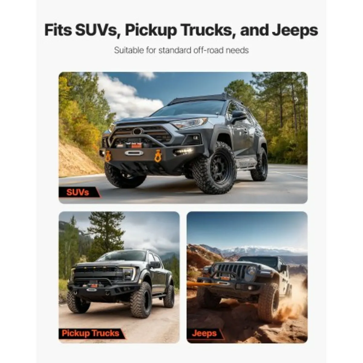 Electric Winch, 5400 kg Load Capacity, 12V DC Truc - Image 4