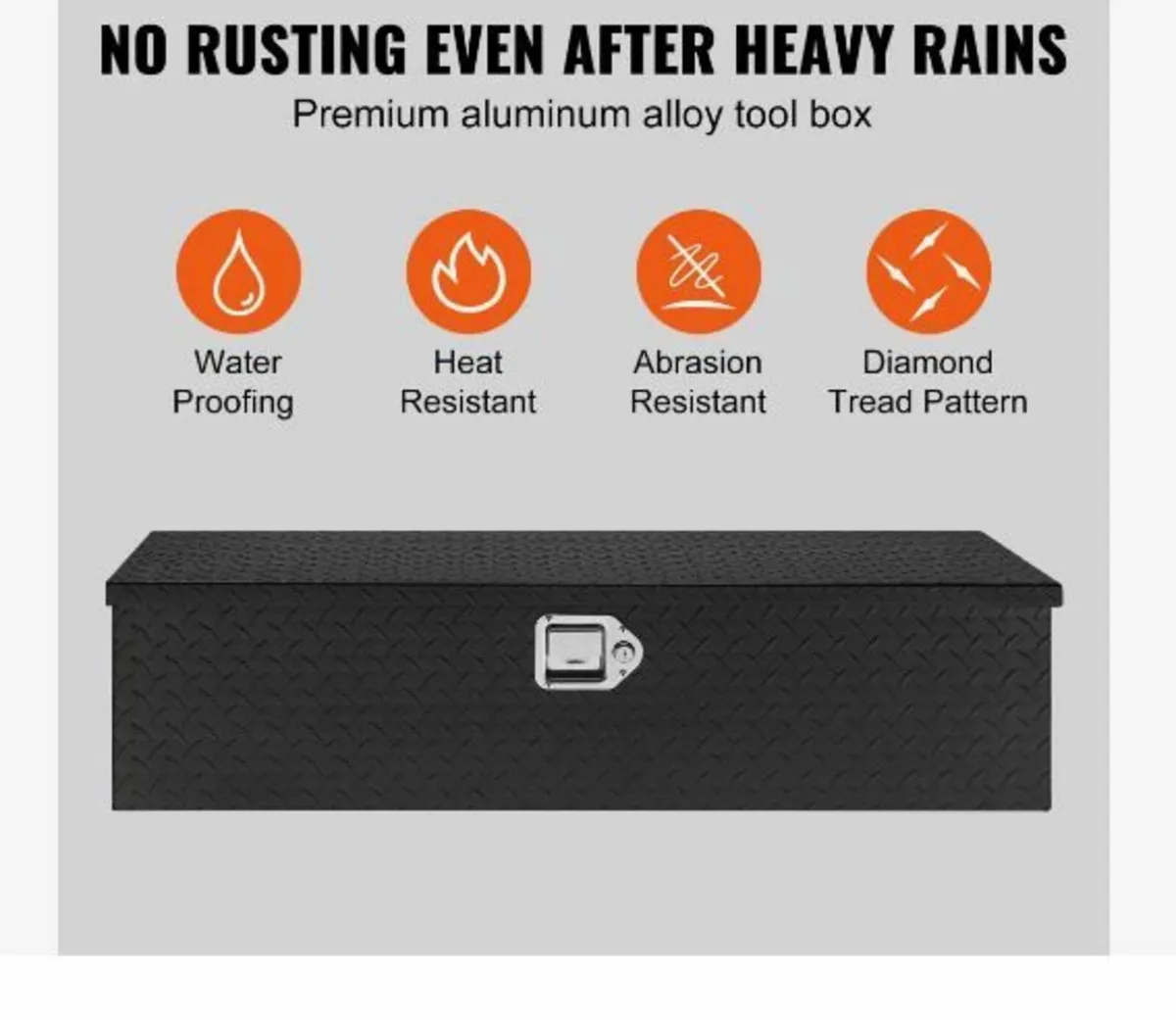 Heavy Duty Aluminum Truck Bed Tool Box - Image 4