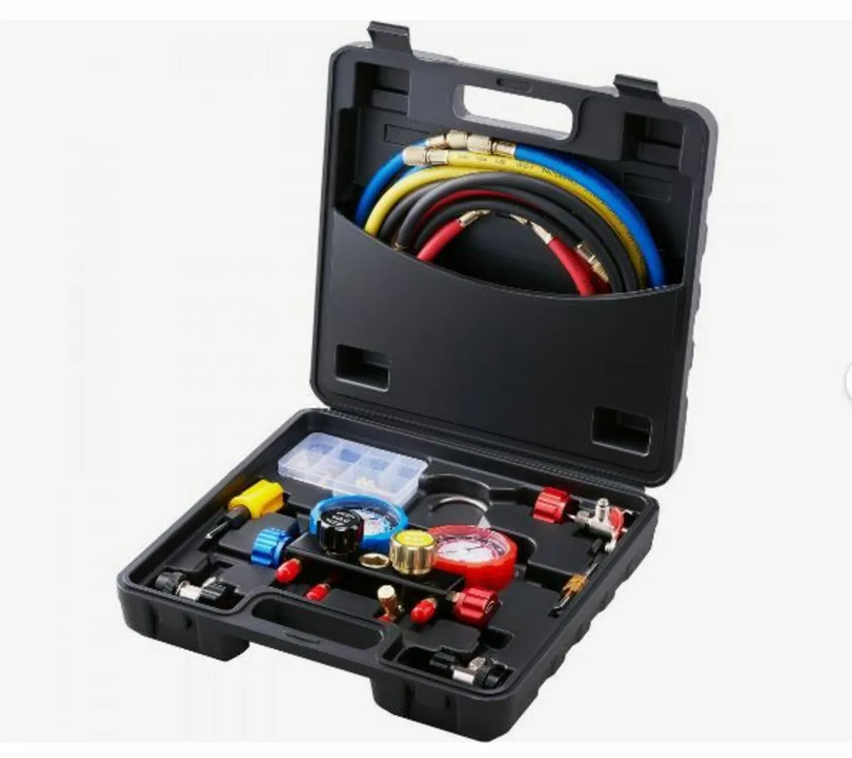 4 Way AC Gauge - AC Manifold Gauge Set - Image 1