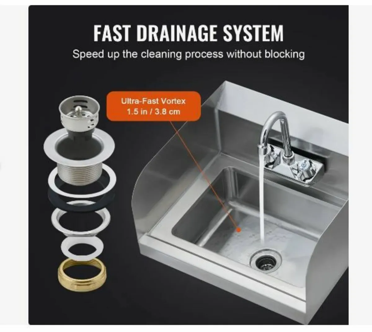 Commercial Hand Sink - Image 2