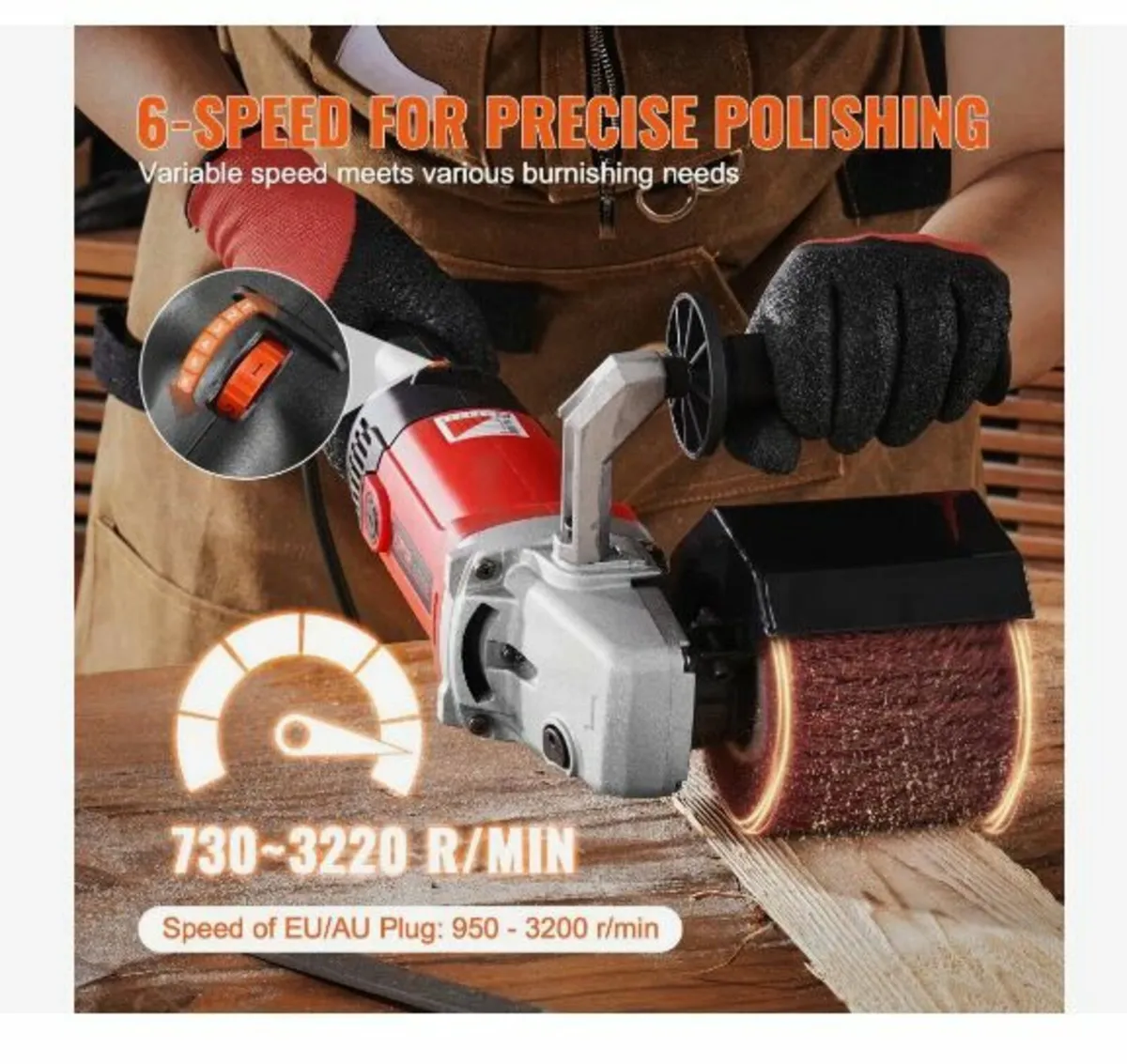 Burnishing Polishing Machine, 1200W - Image 3