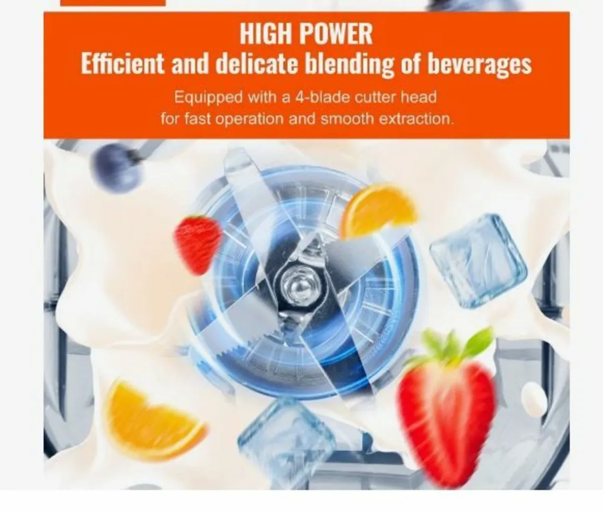 Professional Blender, Commercial Countertop - Image 2