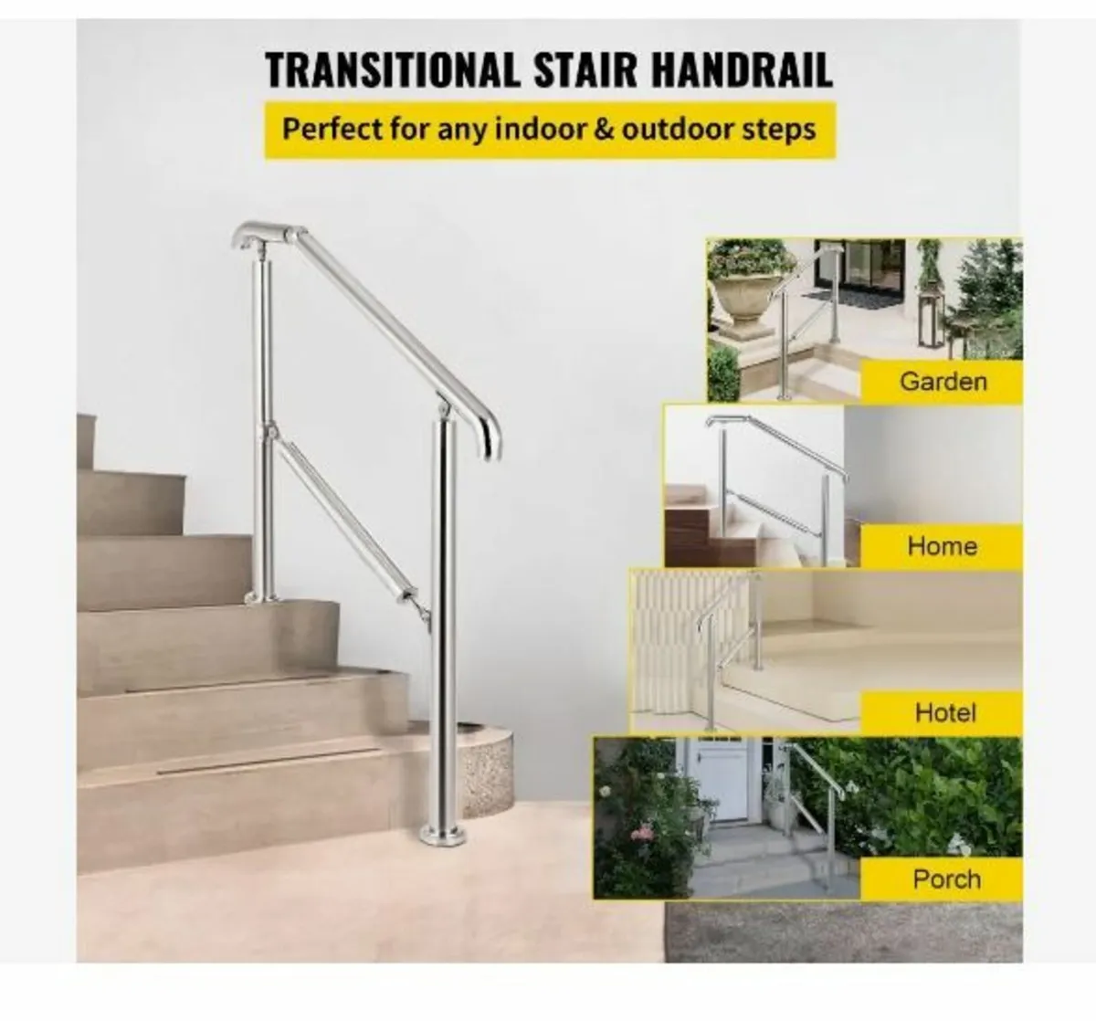 3 Step Railing Stainless Steel - Image 3