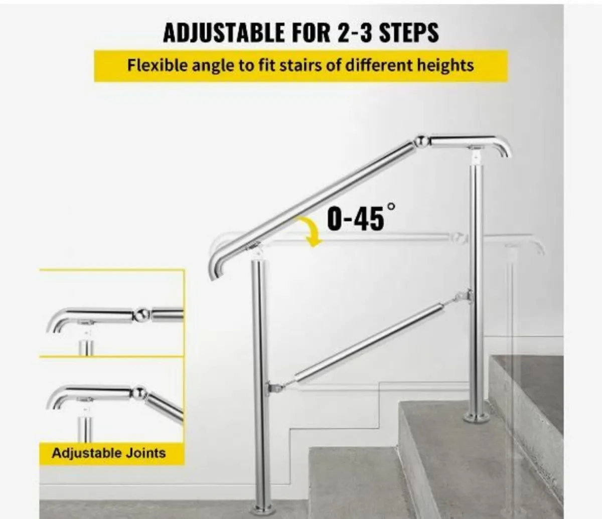 3 Step Railing Stainless Steel - Image 4