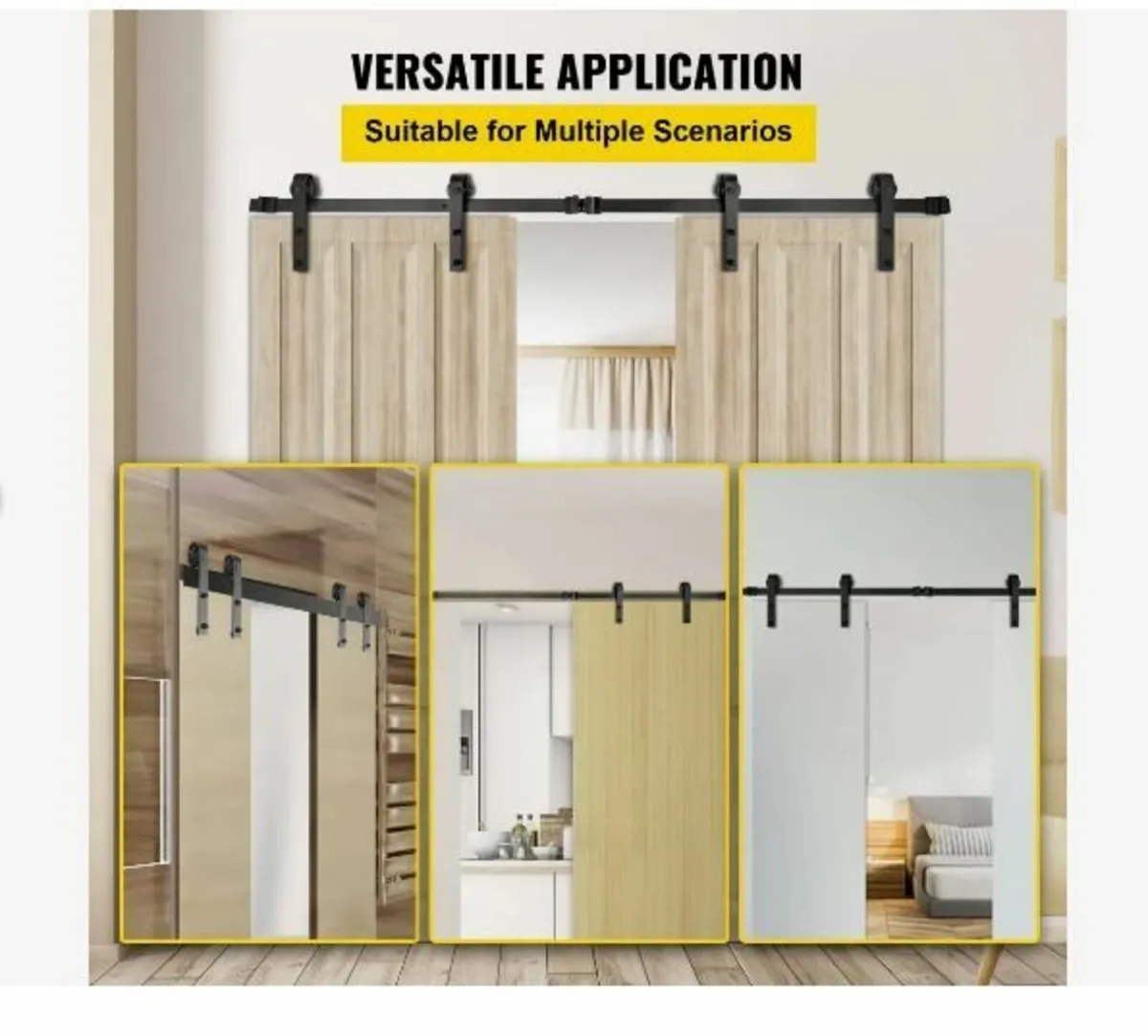 Sliding Barn Door Hardware Kit - Image 3