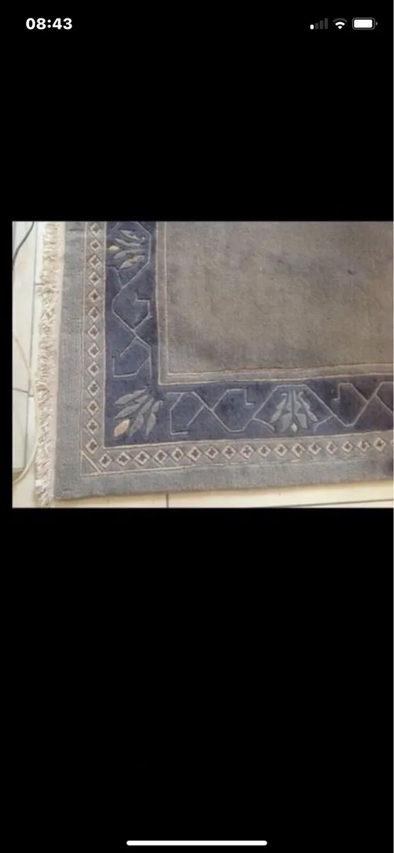 Hand Made Nepalese Floor Carpet - Image 3