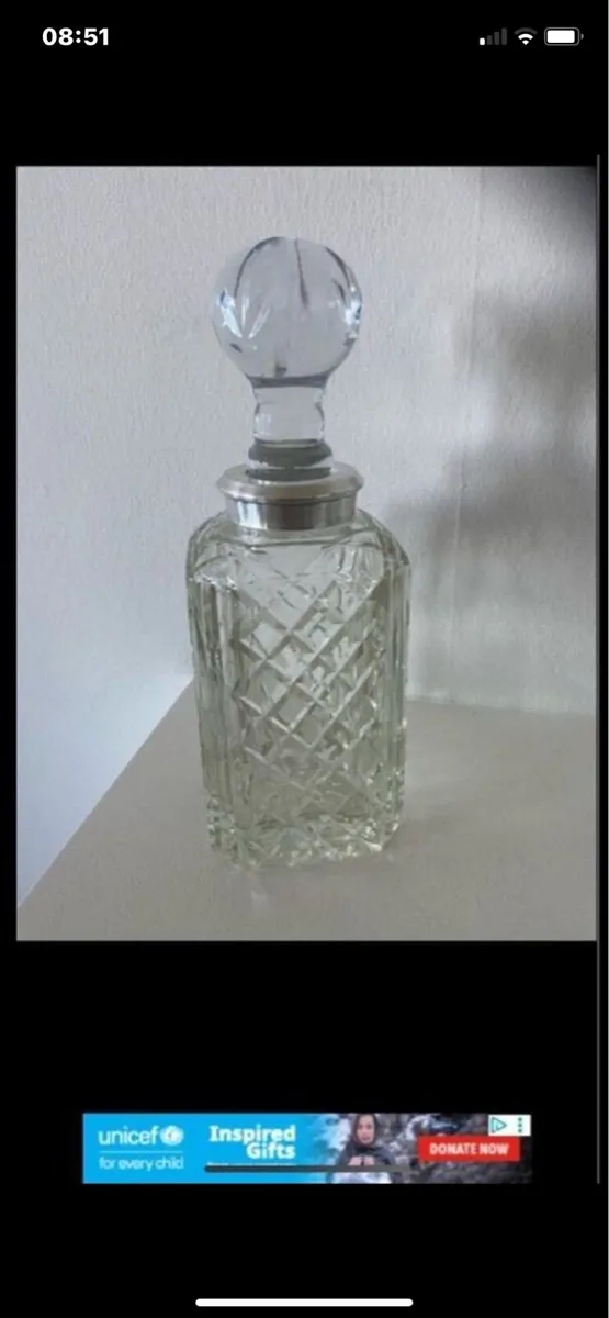 Heavy crystal Decanter - Image 2