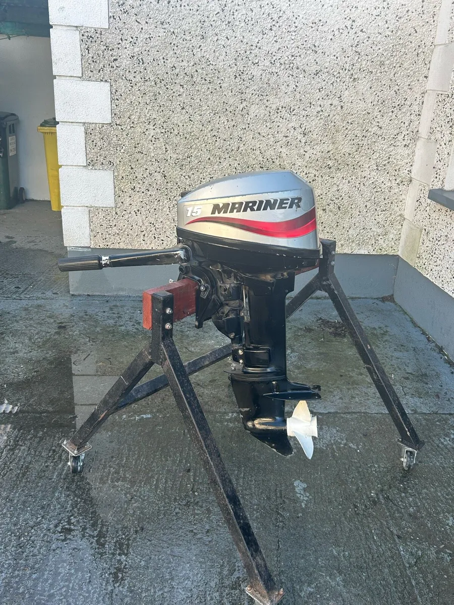 Mariner 15hp 2 Stroke Outboard Engine - Image 1