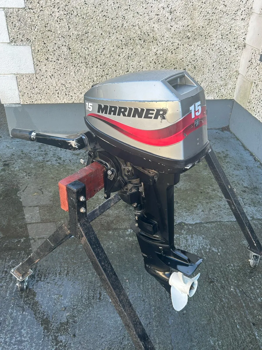 Mariner 15hp 2 Stroke Outboard Engine - Image 3