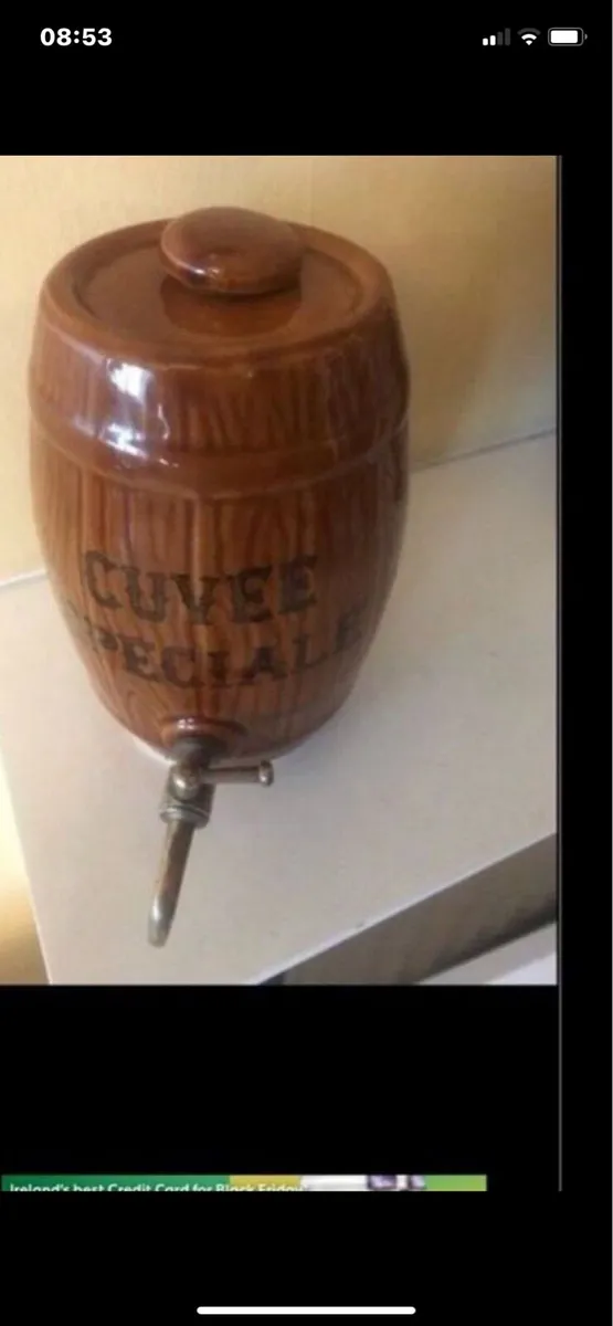 Ceramic Drinks Barrel - Image 3