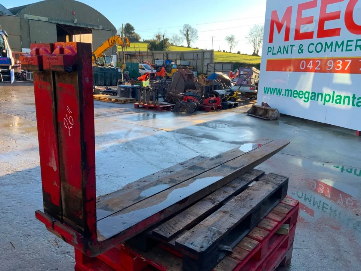 96" X 31" H/DUTY BOLZONI SLIDING FORKS.......4350. - Image 3