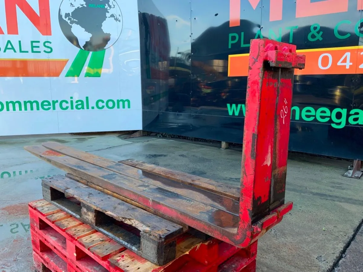 96" X 31" H/DUTY BOLZONI SLIDING FORKS.......4350. - Image 4