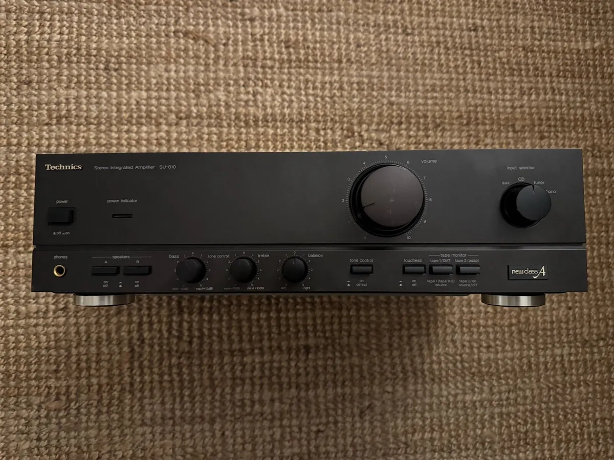 Technics SU-810E-K New Class A Vintage Amplifier - Image 1