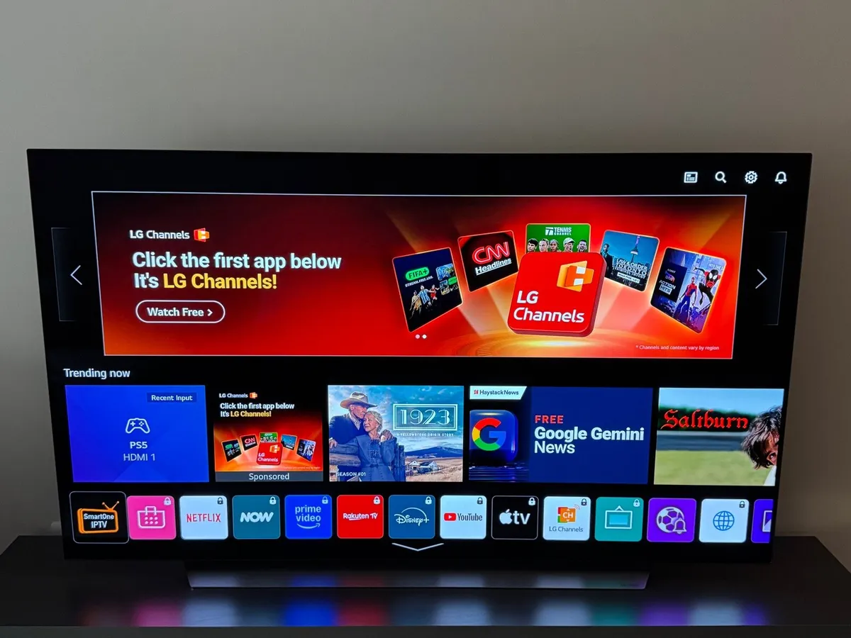 LG 65" OLED 4K TV C10 OLED65CX5LB - Image 1