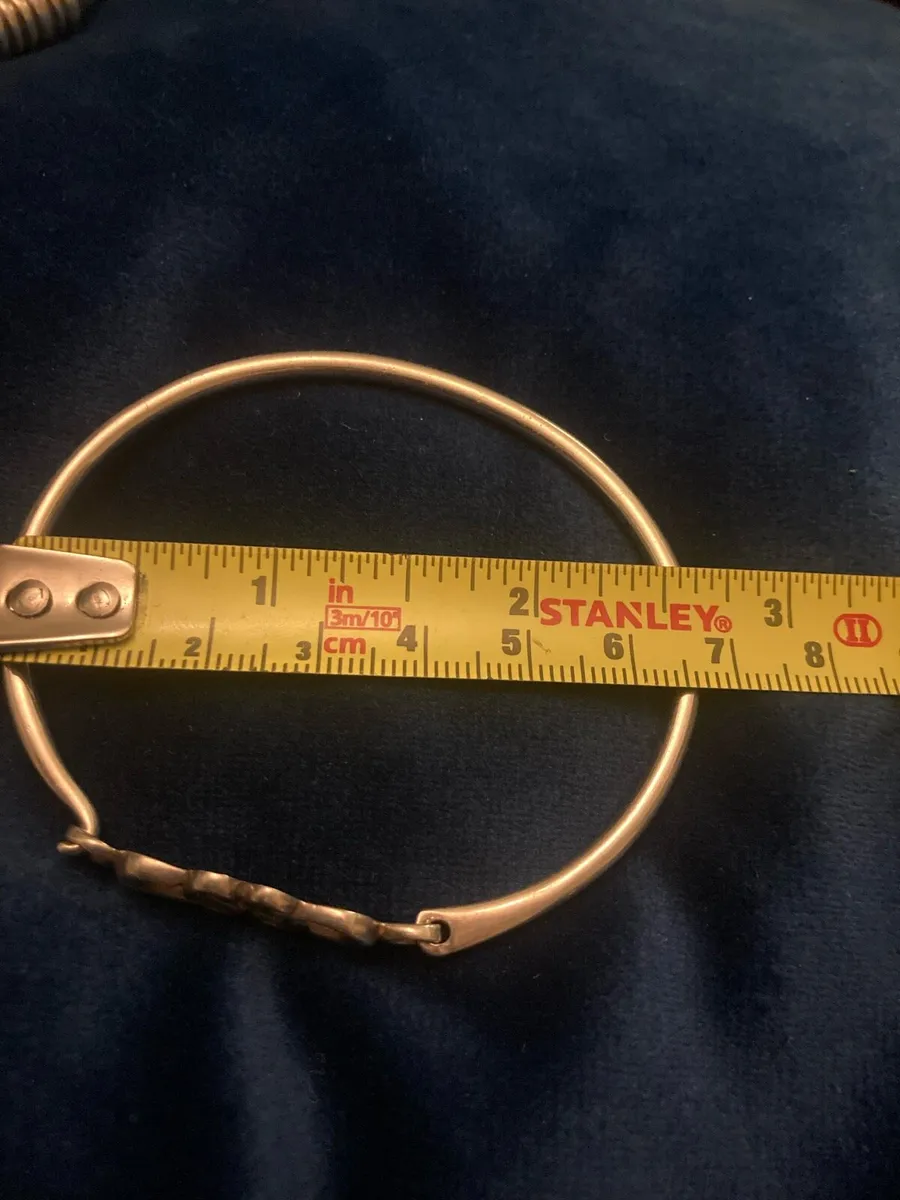 Sterling silver Celtic bangle - Image 4