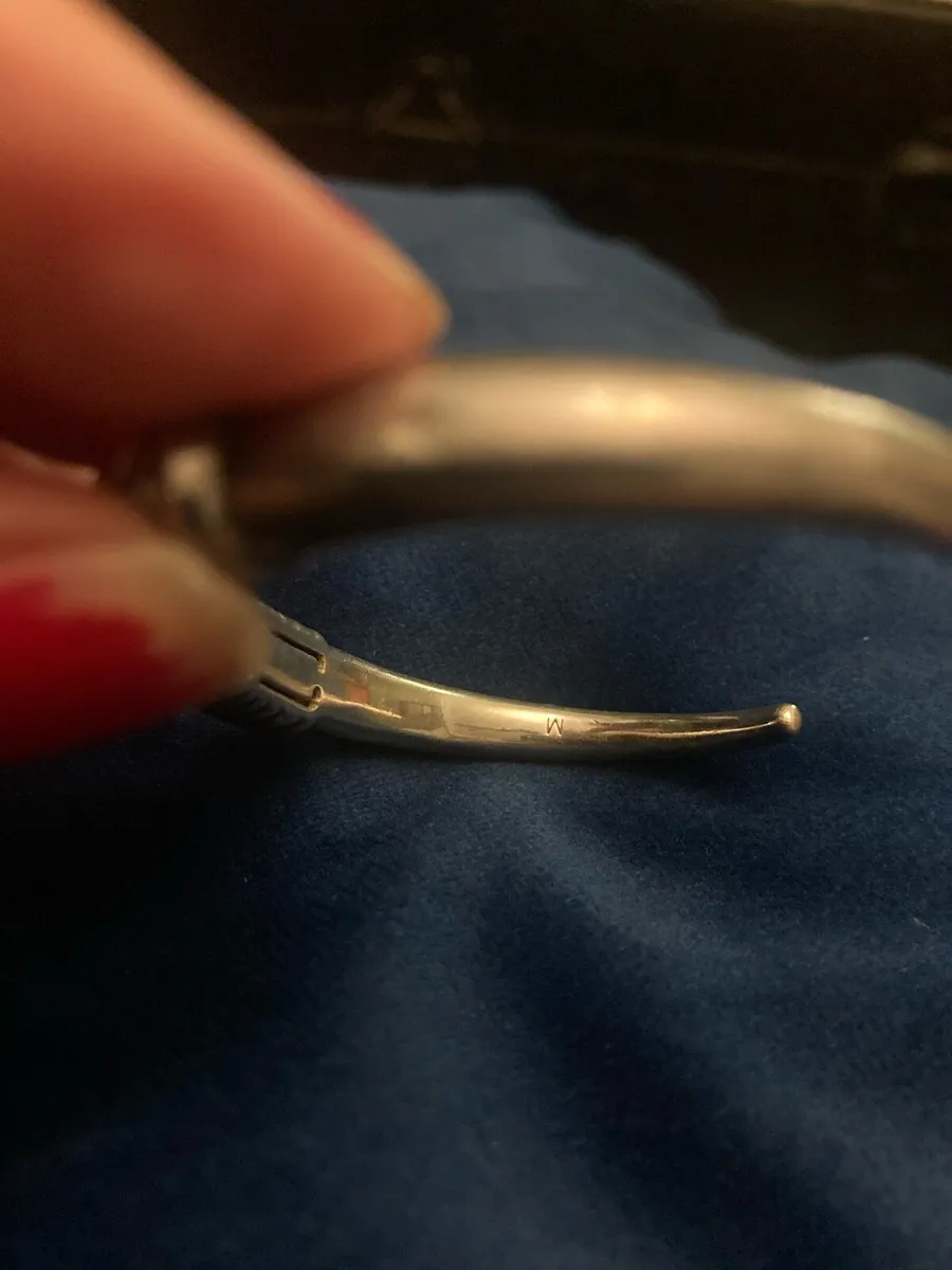 Sterling silver Torc bangle - Image 3