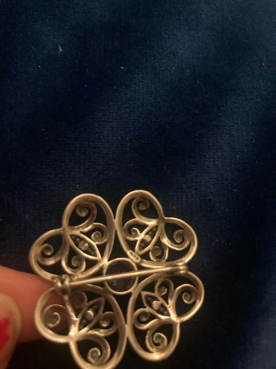 Sterling silver Brooch - Image 2