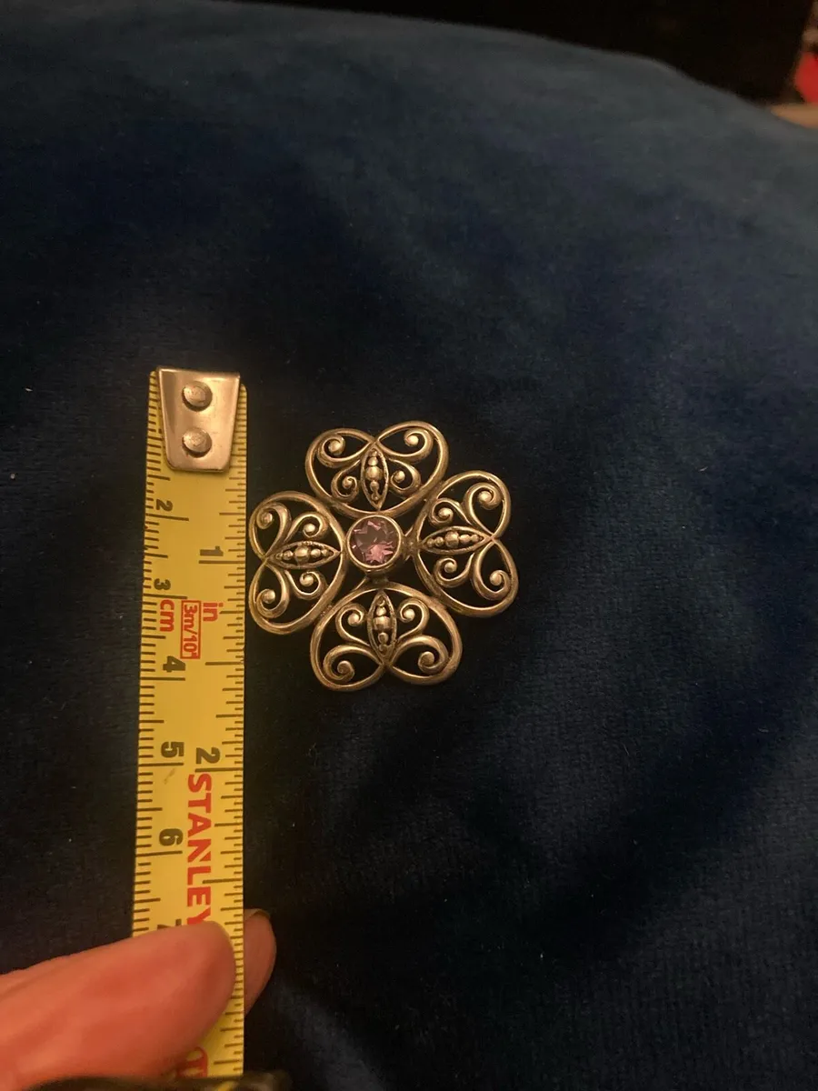 Sterling silver Brooch - Image 4