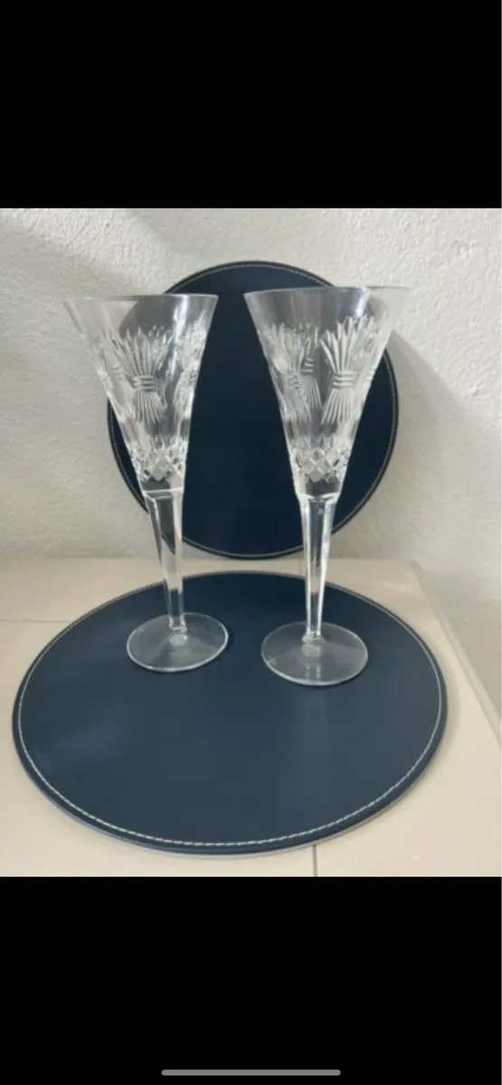 Waterford Crystal millenium Flutes