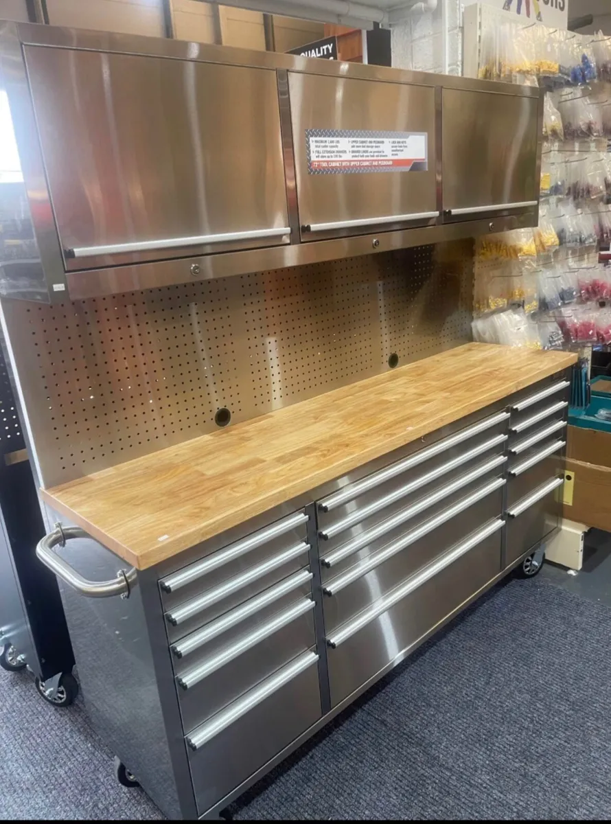 Toolbox 72inch with cabinets - Image 3