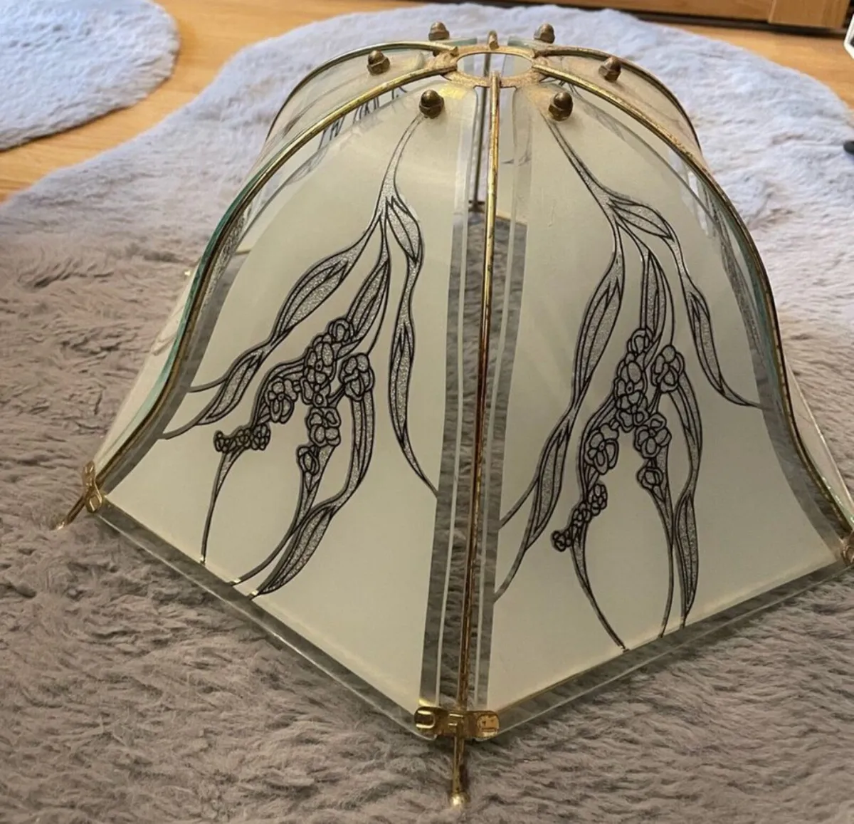 Glass Ceiling Table lamp shade - Image 1