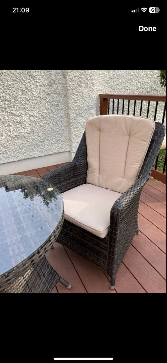 Rattan Bistro Set - Image 2