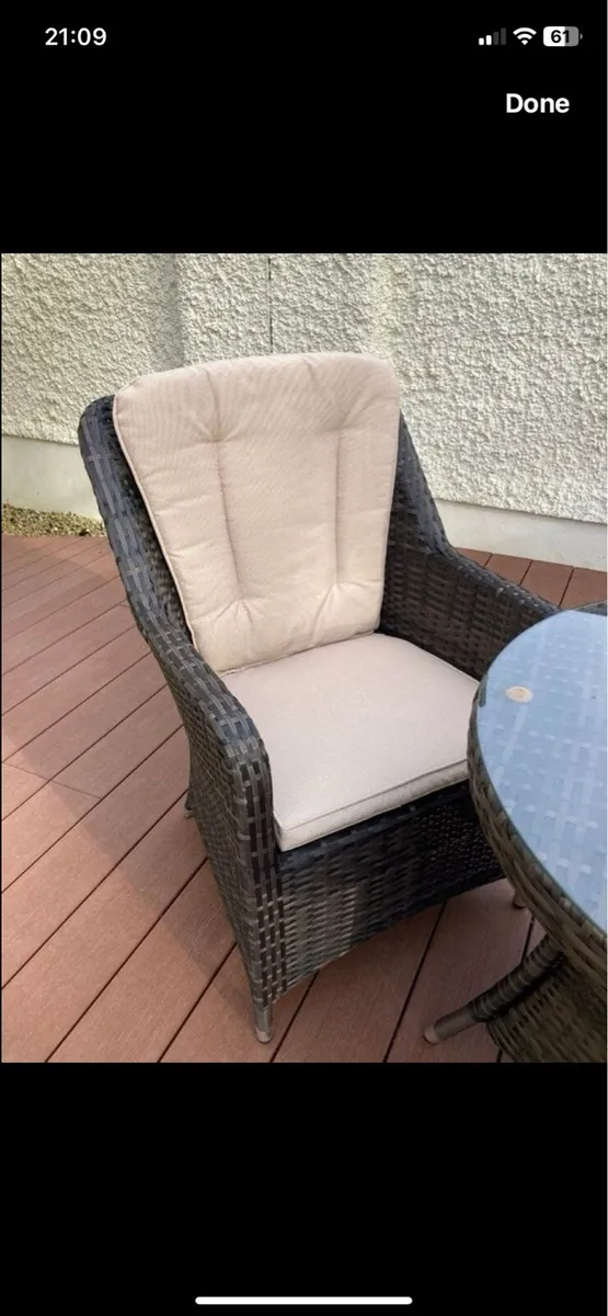 Rattan Bistro Set - Image 3