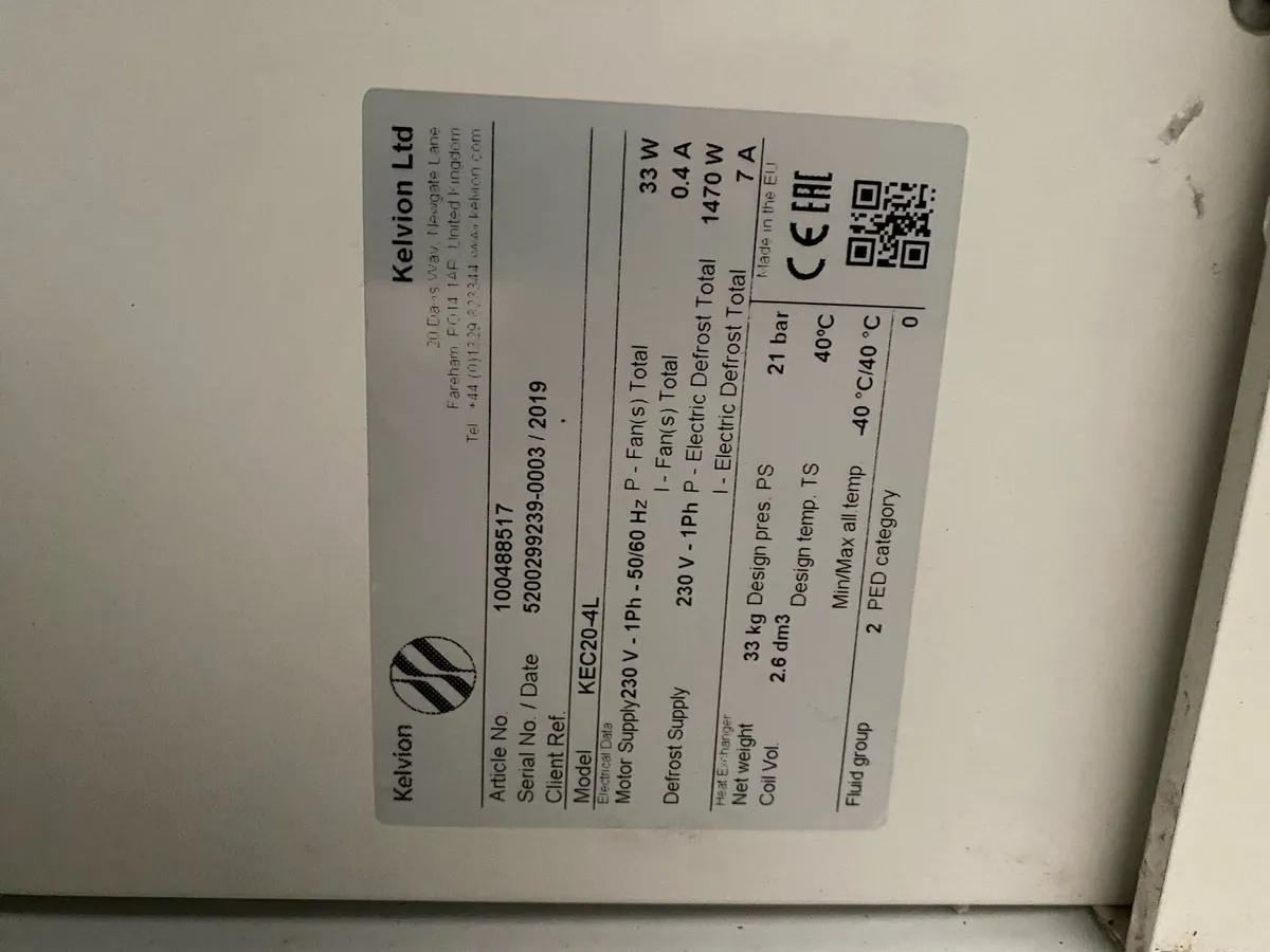 Cold Room Evaporators - Lu ve, Searle, Kelvion - Image 4