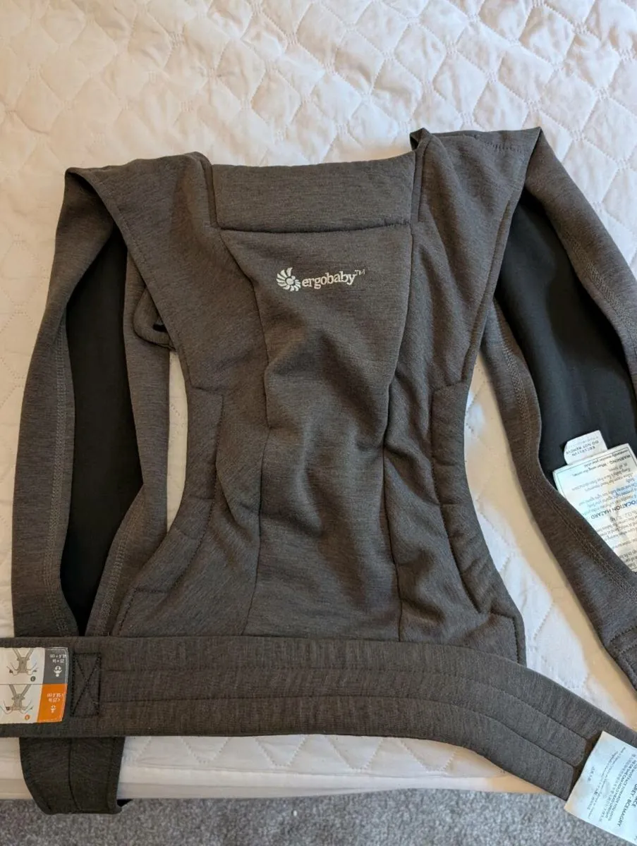 Ergobaby Embrace Soft Knit Heather Grey Baby Carri - Image 1