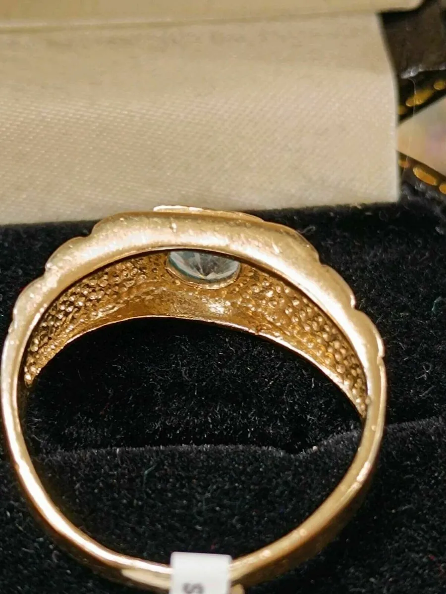 9 K Yellow Gold Rolex Type Ring - Image 4