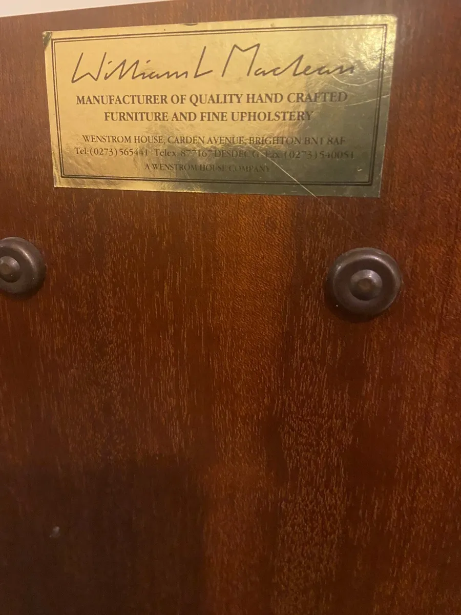 Vintage vinyl records music cabinet - Image 3