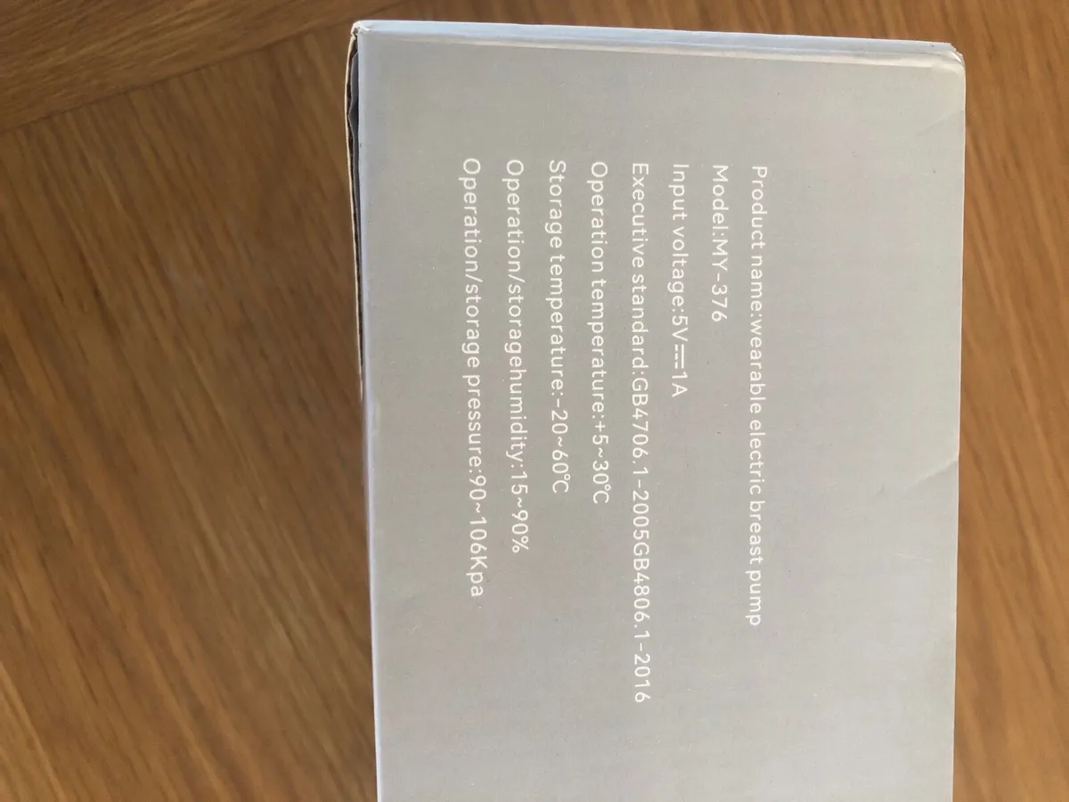 Wearable electric breast pump MY-376 unused - Image 3