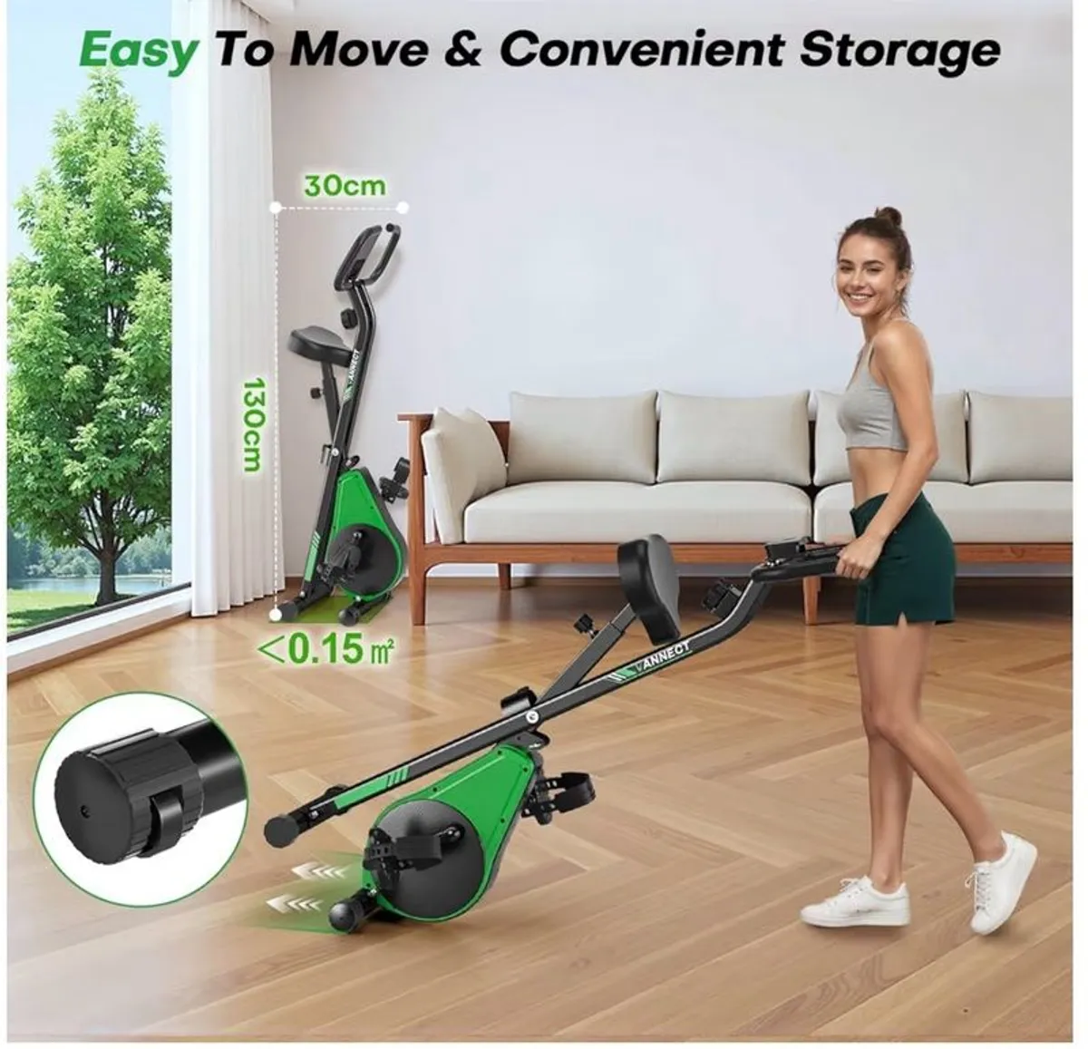 Folding Exercise Bike - Image 4