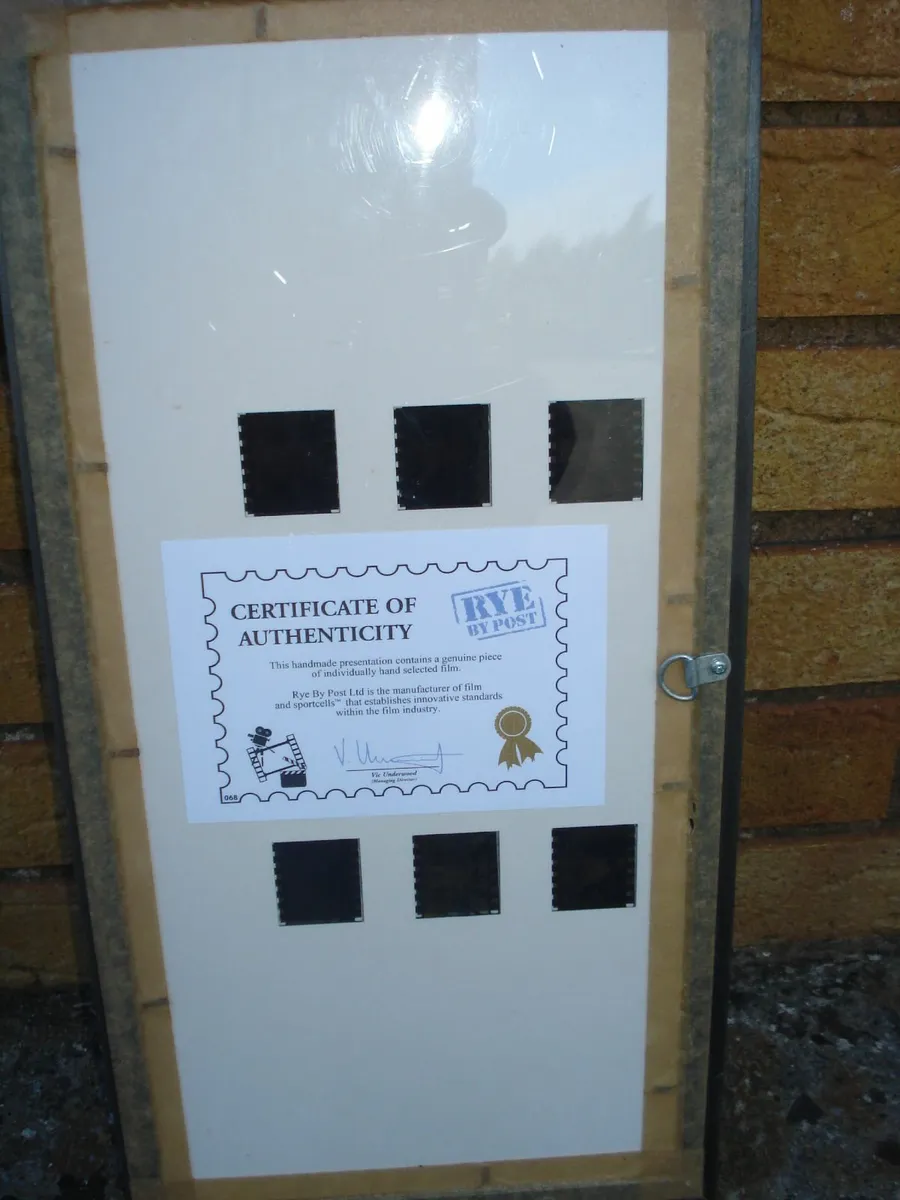 FREDDIE FLINTOFF CRICKET/TOP GEAR PICTURE FRAME. - Image 2