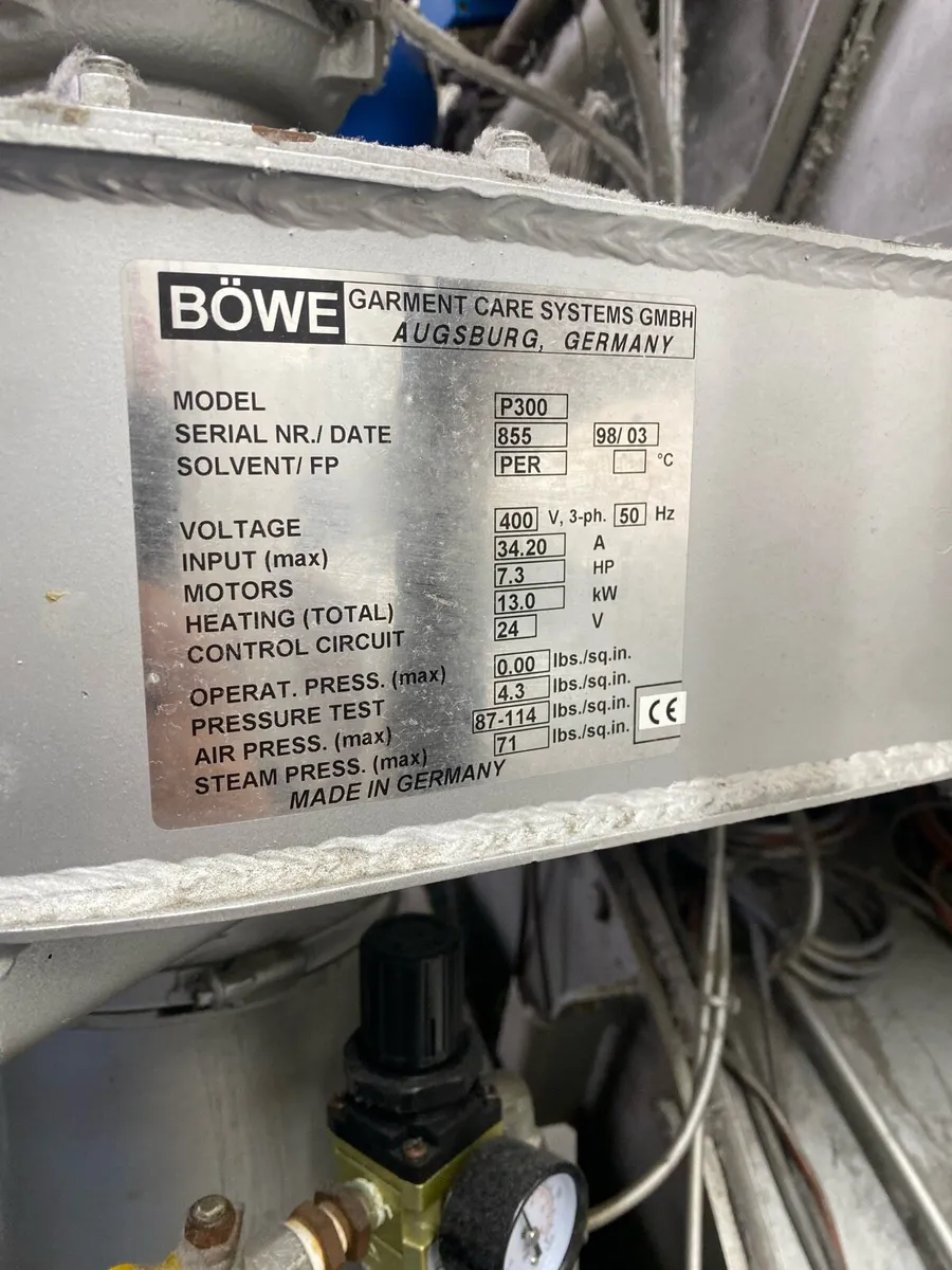 Dry Cleaning Machine Boew - Image 3