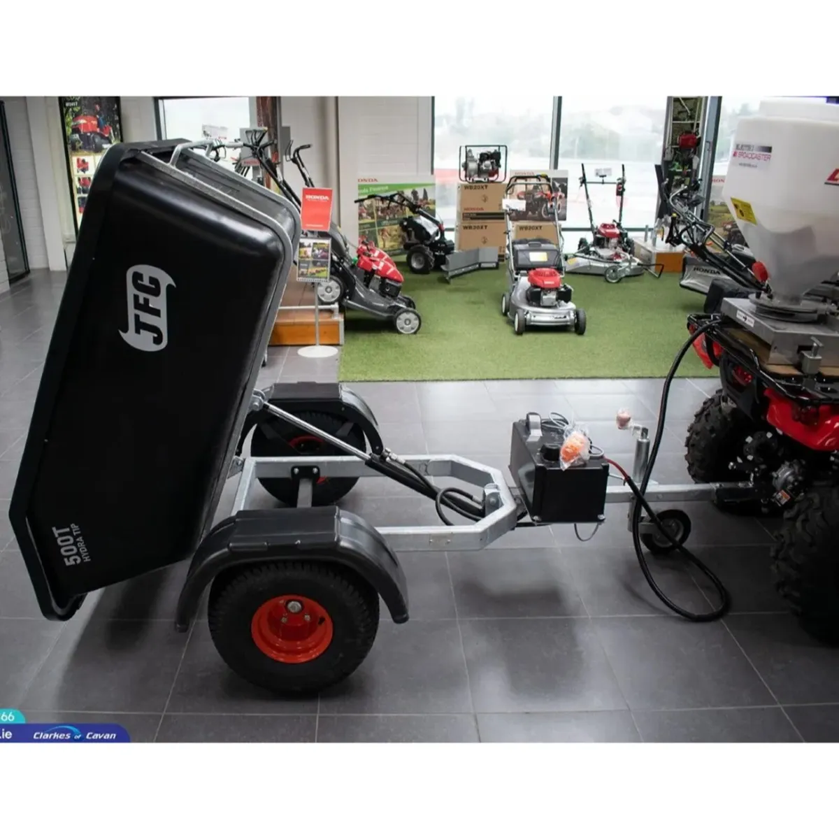 New JFC Quad Hydraulic Tipping Trailer 500 Litre - Image 2